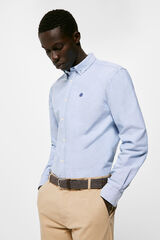 Springfield Mottled woven belt nude