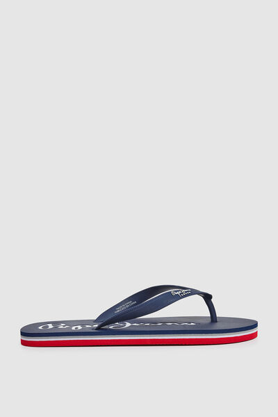 Springfield Flip-flops with logo | Pepe Jeans navy
