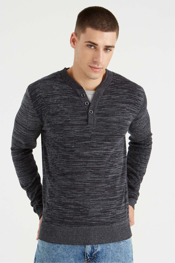 Inside Jersey B&aacute;sico Torzal gris