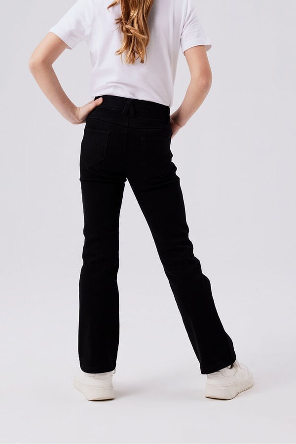 Name It Girl's bell-bottom jeans Crna