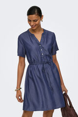 JDY Vestido corto vaquero azul