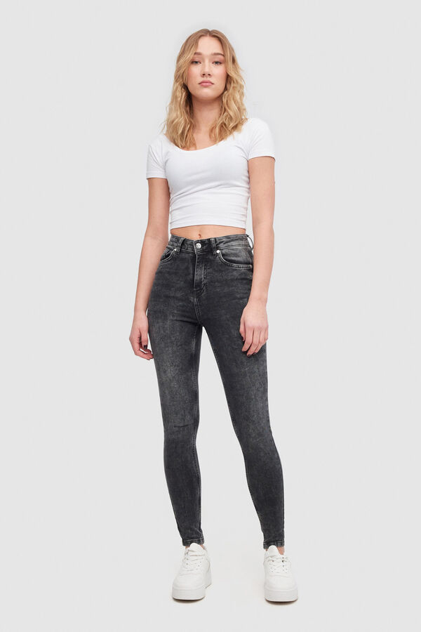 Springfield Push-up skinny jeans black