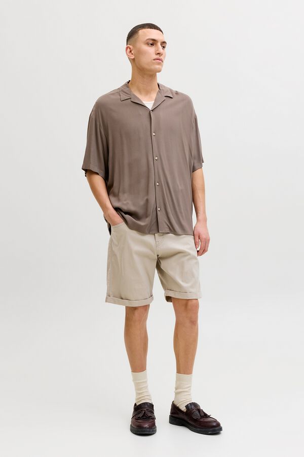 Jack & Jones Serge regular fit Bermuda shorts brown