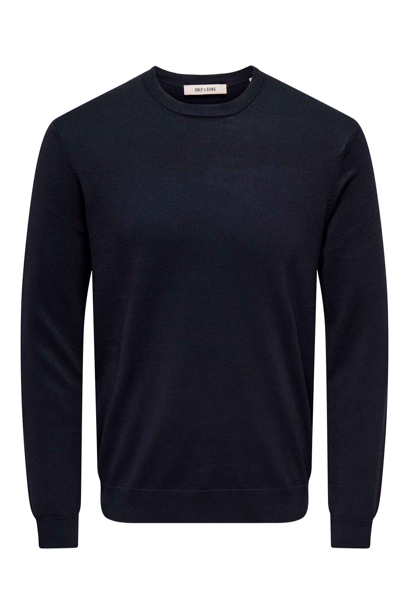 Only & Sons Su&eacute;ter masculino com gola redonda e regular fit. 