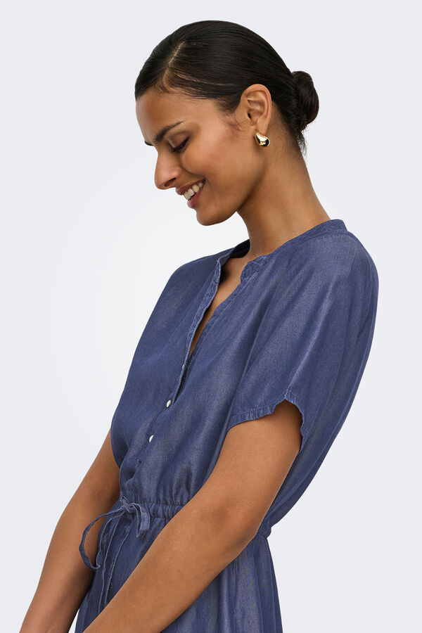 JDY Vestido corto vaquero azul