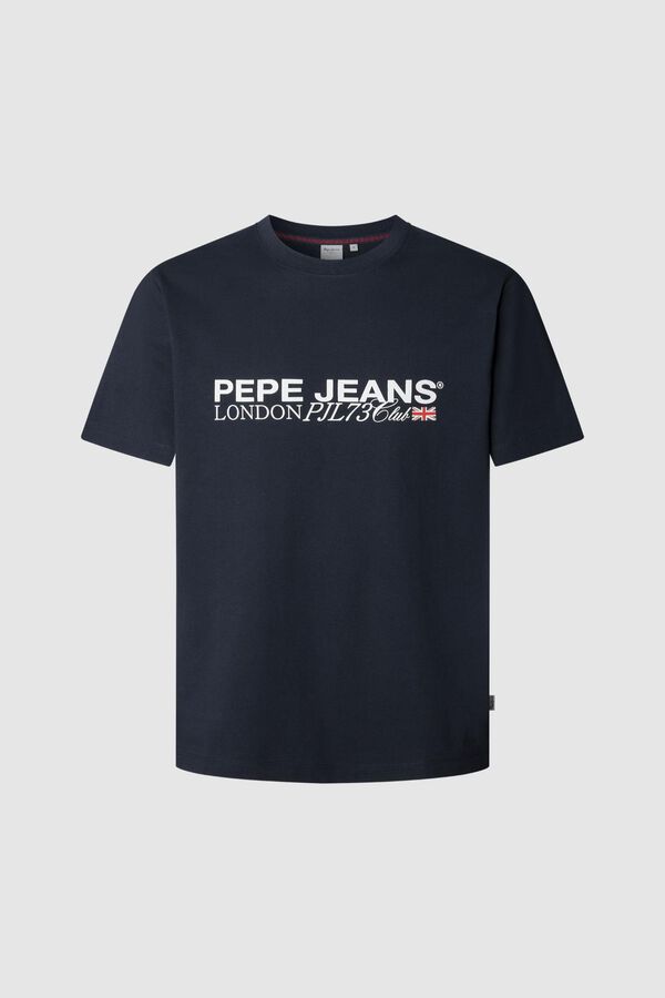 Pepe Jeans Regular Fit Logo Printed T-shirt blue