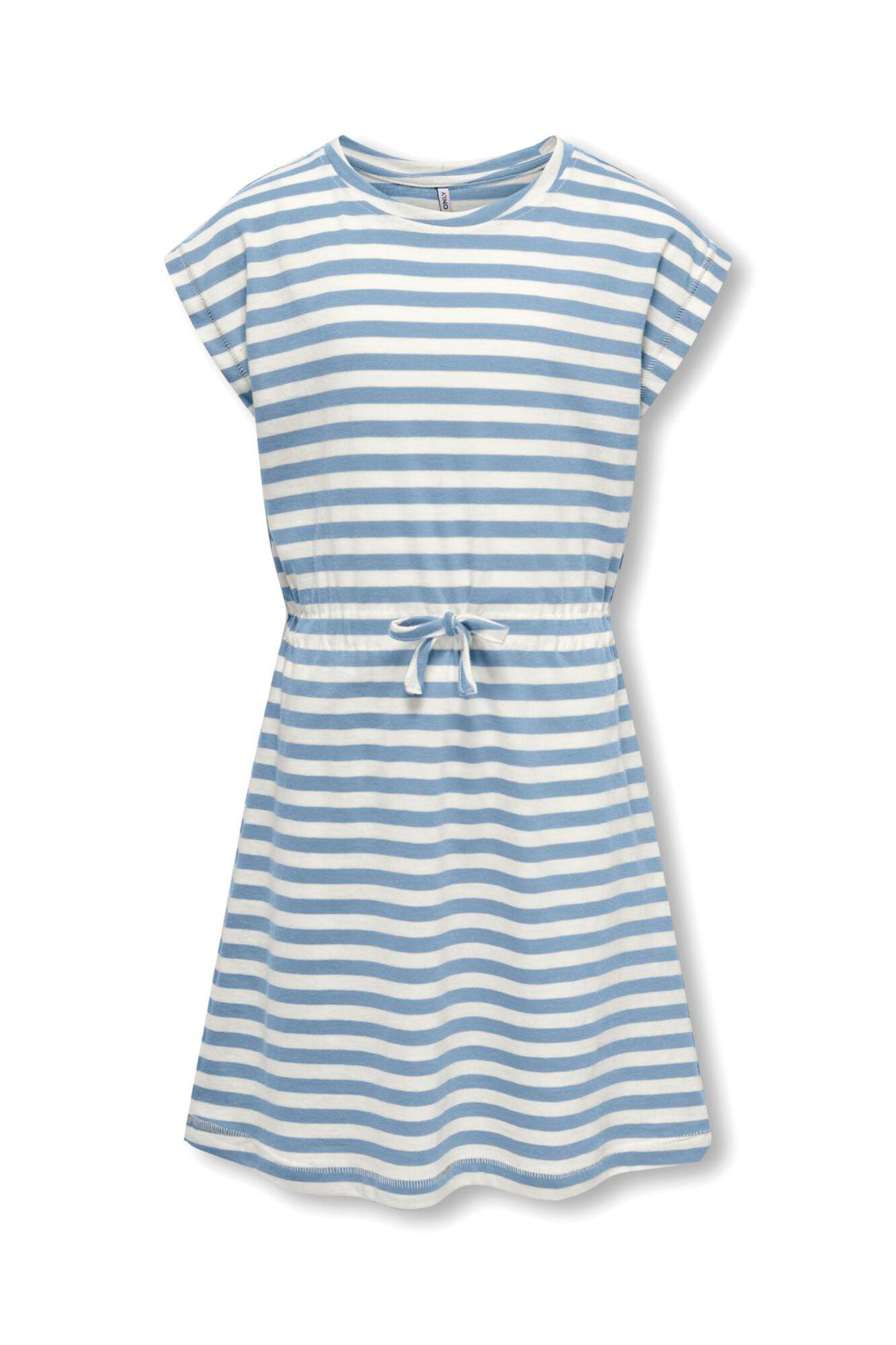 Only Girls Vestido marinero a rayas de manga corta