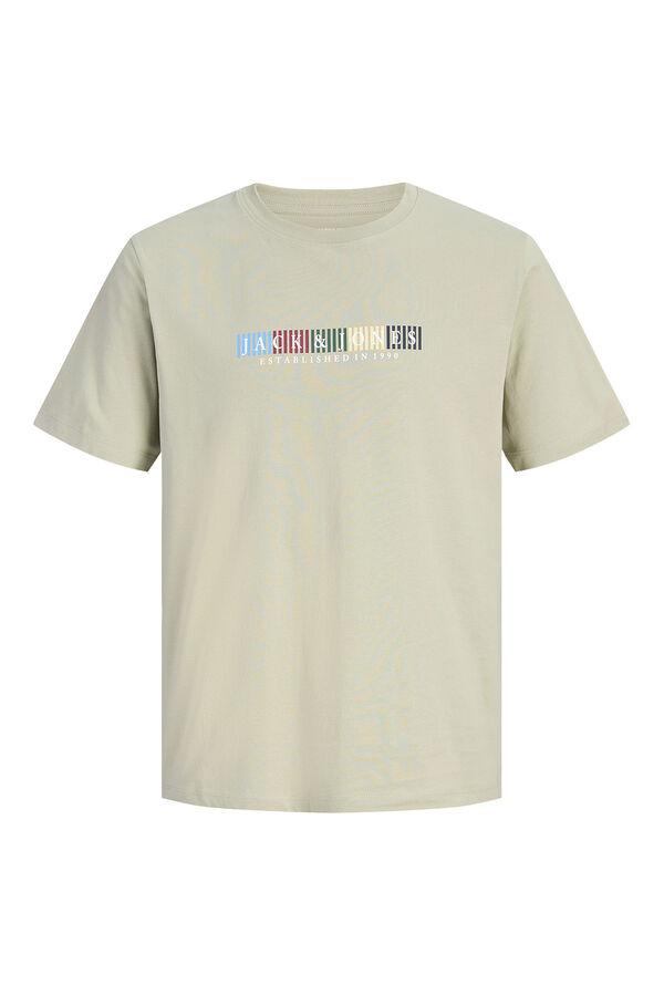 Jack & Jones Camiseta manga corta de algod&oacute;n verde