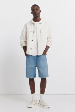 Springfield Regular Fit Jeans-Bermudas