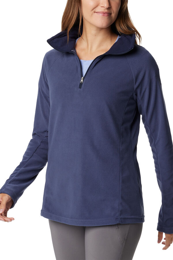 Columbia Columbia Glacial&trade; IV fecho-&eacute;clair meia polar Feminino azul