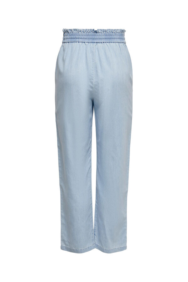 Springfield Fließende Jeans Tencel blue mix