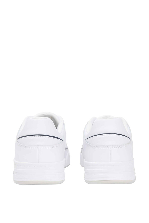 Tommy Jeans Zapatillas Tommy Jeans blancas con logo bandera blanco