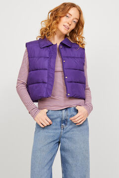 Springfield Quilted gilet purple