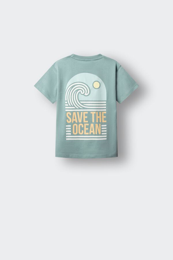 Springfield Kids Majica kratkih rukava "Save the ocean" za dečake Print