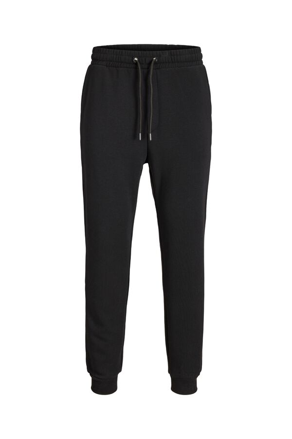 Jack & Jones Regular fit mid-rise trousers noir