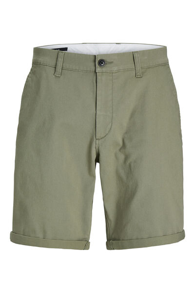 Springfield Chino Bermuda shorts with 4 pockets. green