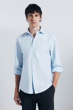 Springfield Chemise Oxford l&eacute;g&egrave;re bleu