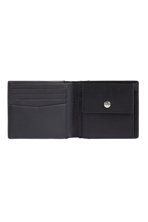 Springfield Men's Calvin Klein Jeans bifold wallet with coin purse crna