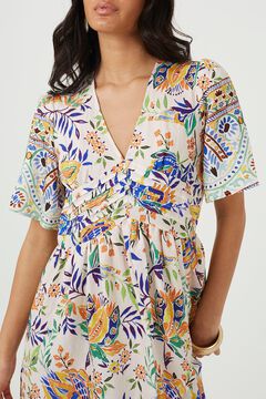 Brave Soul Vestido largo estampado