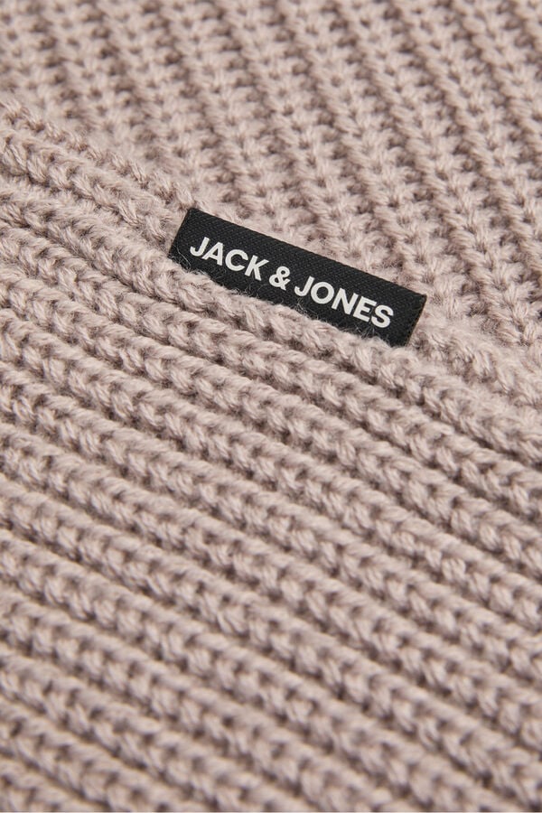 Jack & Jones Basic round neck jumper grey