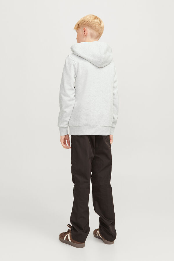 Jack & Jones Junior Sudadera con capucha relaxed blanco