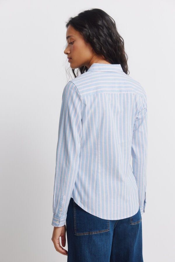 Springfield Oxford cotton shirt blue