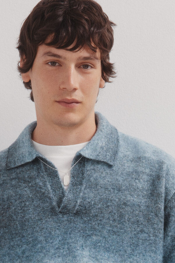 Springfield Pull col polo bleu