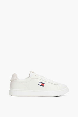 Zapatillas Tommy Jeans blancas con logo bandera