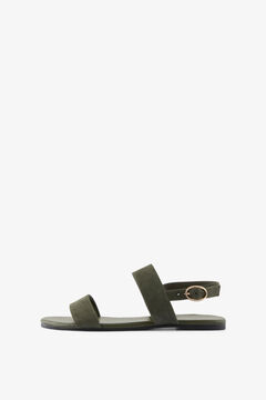 Springfield Suede strappy sandal green