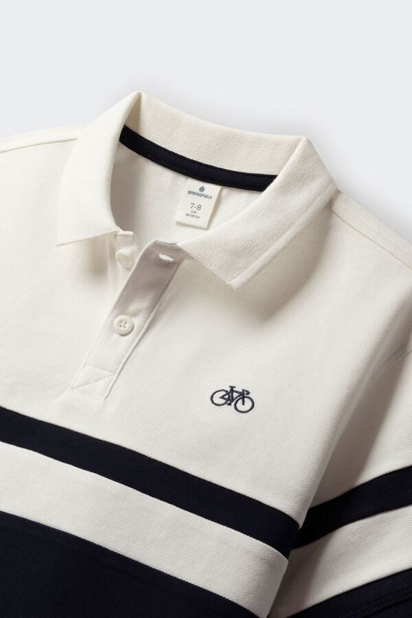 Springfield Kids Polo rayas ni&ntilde;o azul