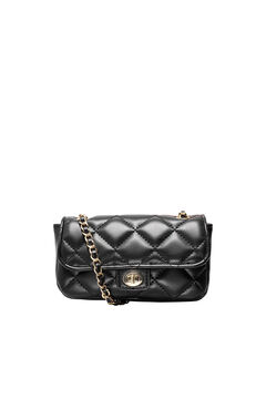 Springfield Quilted bag with chain black