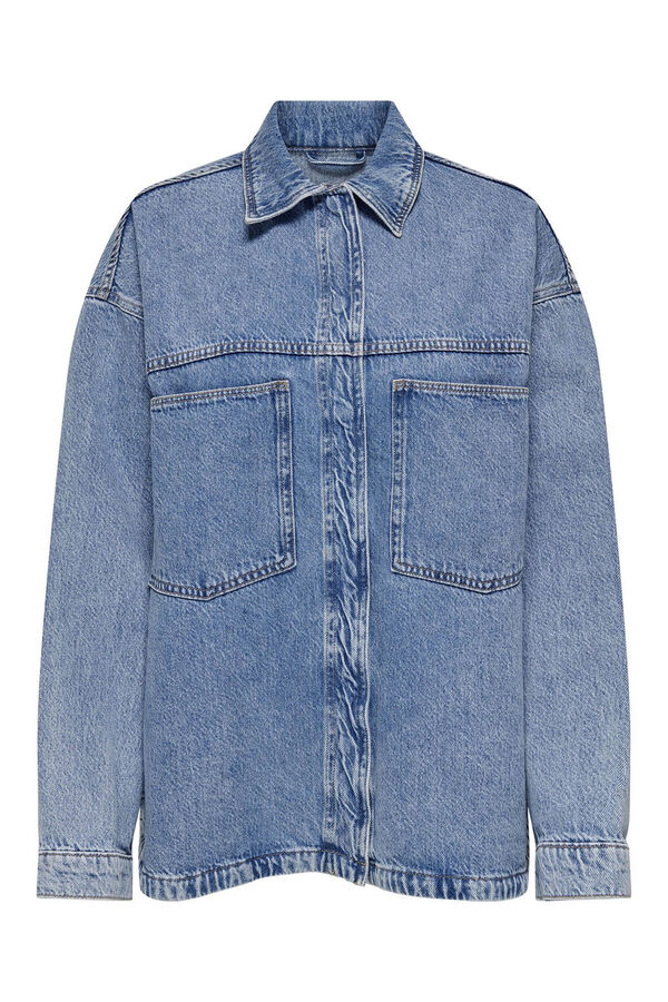 Only Denim overshirt blue