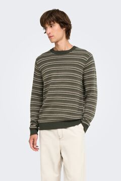Only & Sons Camisola texturizada gola redonda