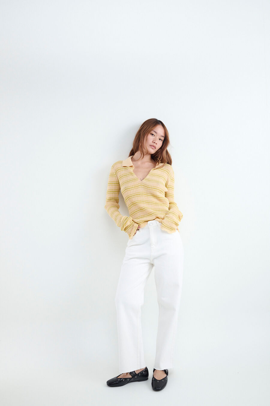 Jeans straight cropped