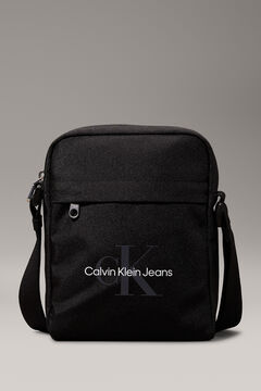 CK Jeans Calvin Klein nylon jeans crossbody bag black