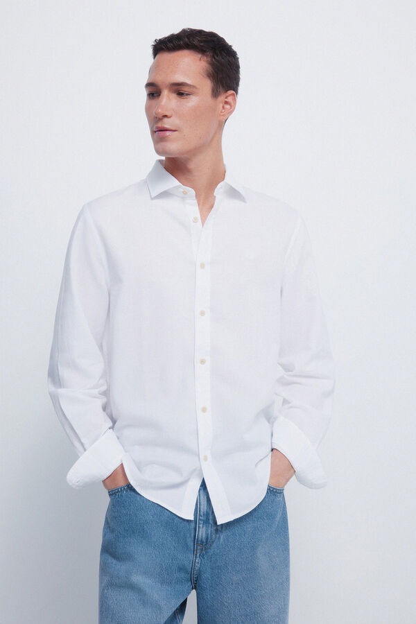 Springfield Structured shirt white