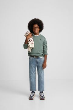 Silbon kids Sweatshirt com minilogo