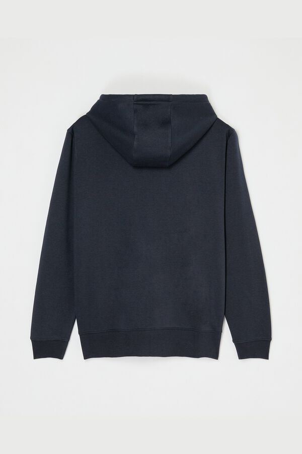 Quiksilver Hooded zip-up sweatshirt blue