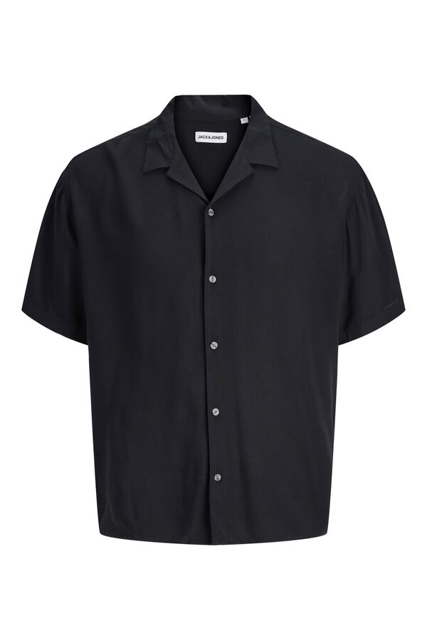 Jack & Jones Camisa relaxed fit viscosa negro
