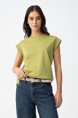 Tiffosi Camiseta minimalista verde