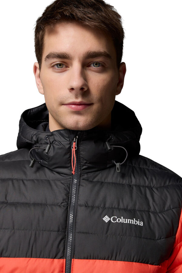 Columbia Chaqueta aislante con capucha Powder Lite&trade; II para hombre naranja
