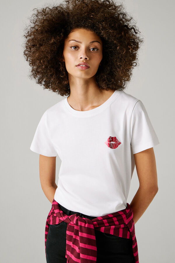 Pepe Jeans Short-sleeved T-shirt white