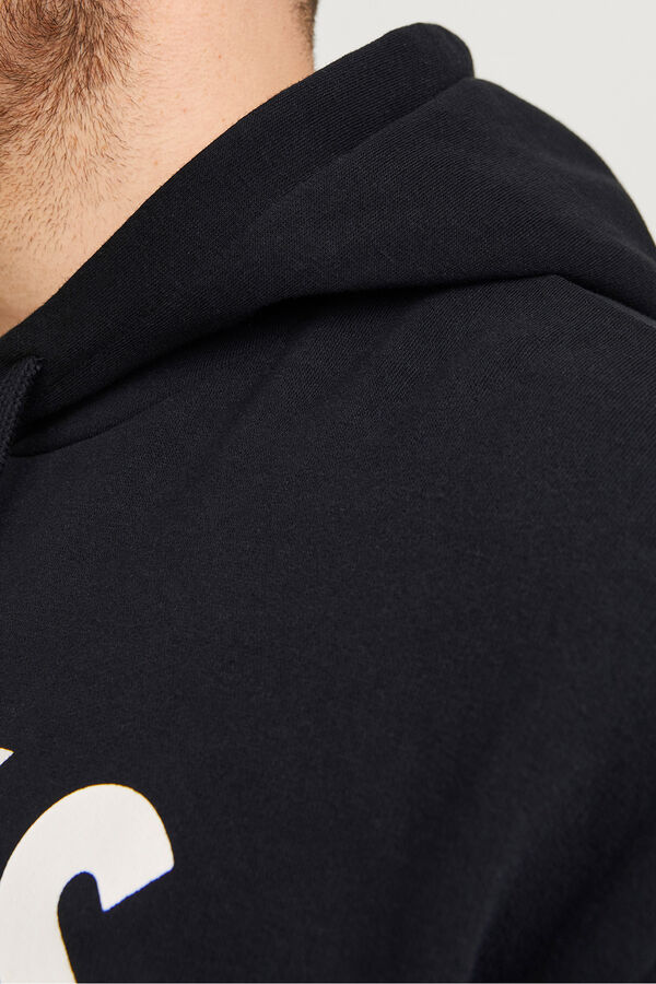 Jack & Jones PLUS Sudadera logo grande negro