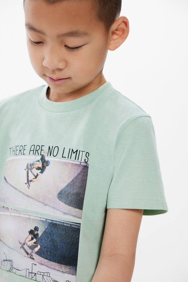 Springfield Boys' "no limits" print T-shirt print