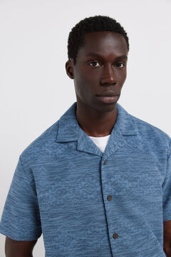 Springfield Jacquard regular fit polo shirt