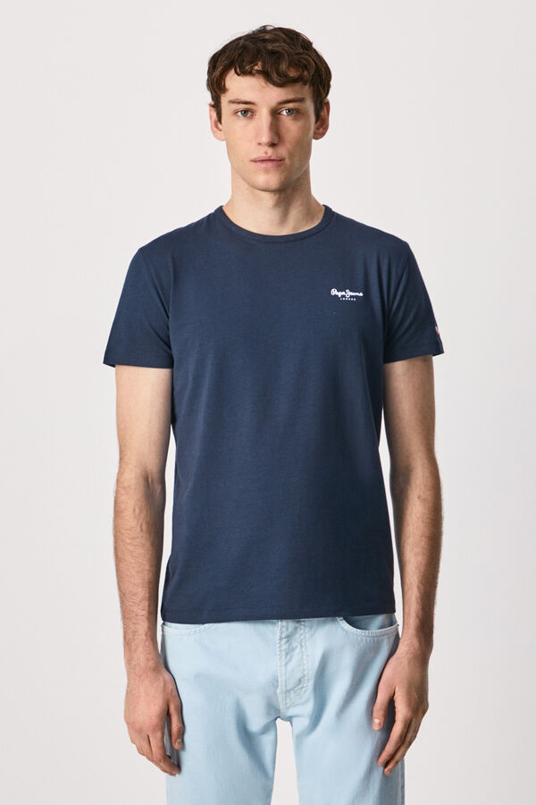Springfield Men's short-sleeved T-shirt. tamno plava