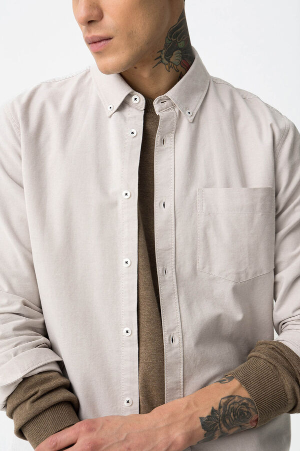 Tiffosi Regular Fit Shirt grey