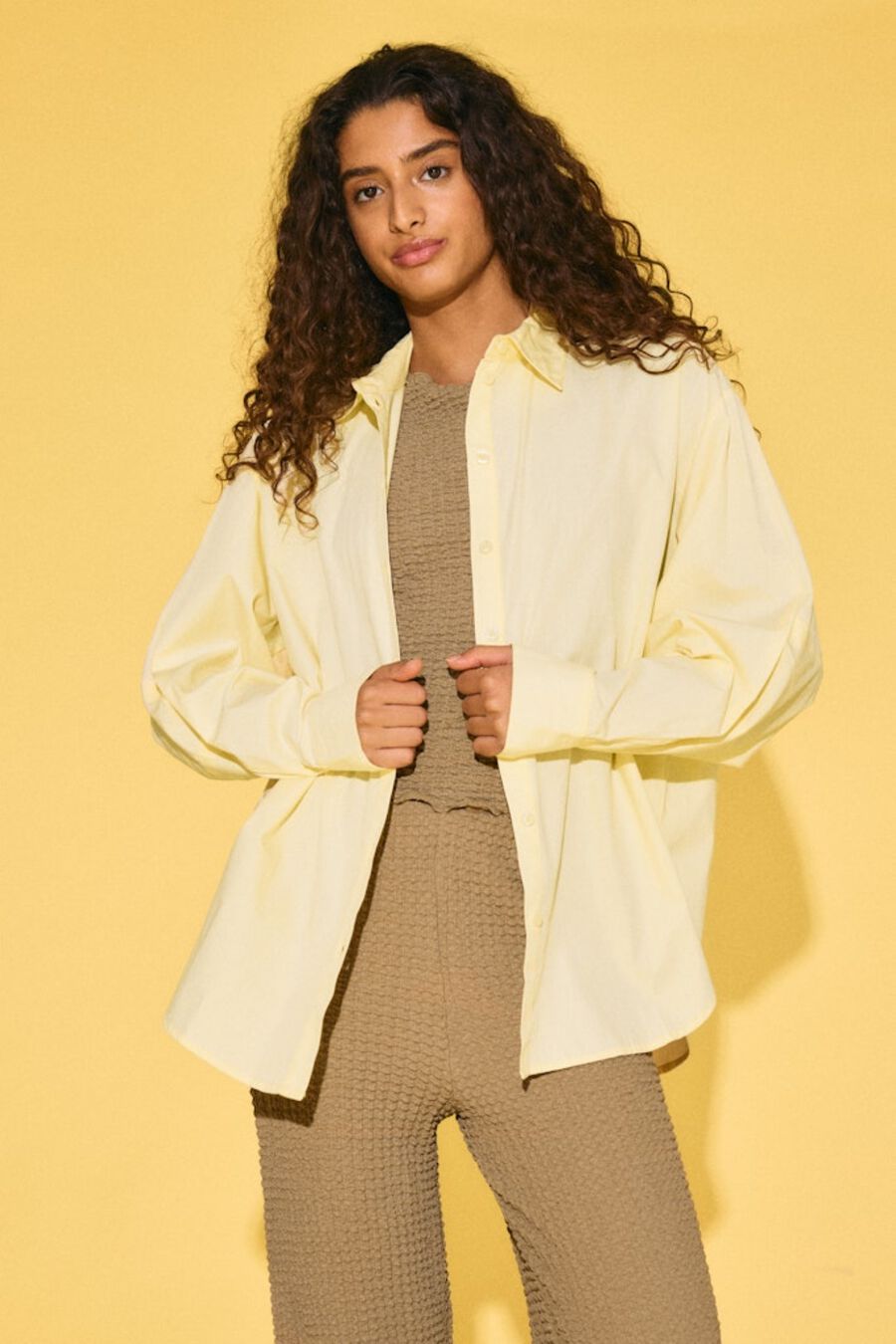 Camisa de manga larga oversize