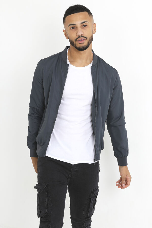 Brave Soul Bomber jacket grey