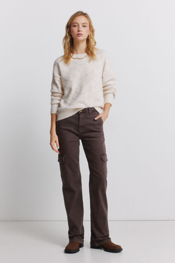 Springfield Pull Chevron marron